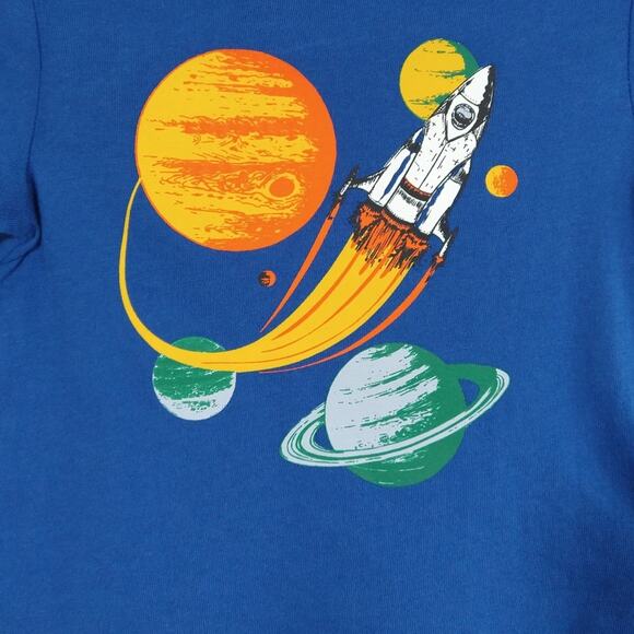 F Baby Gap Brannan's Favorites Blue Planets Outerspace Long Sleeve Tee NWT 3-6M - Picture 3 of 8